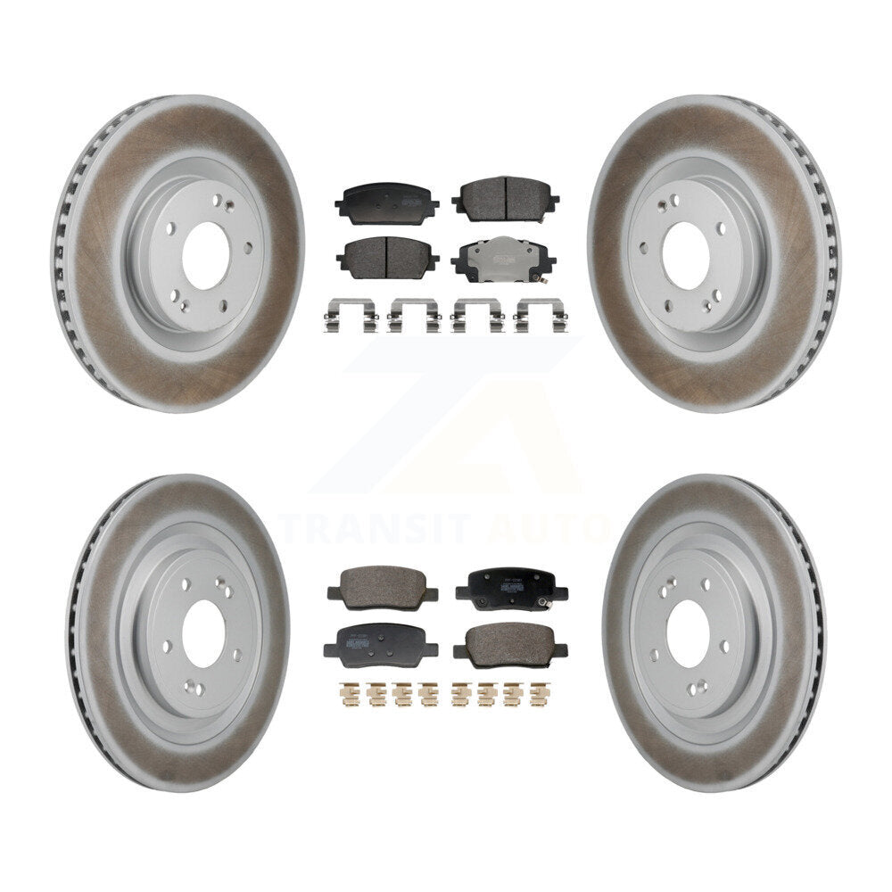 [Avant et Arrière] Disque et plaquette de frein pour Hyundai Santa Fe Kia Sorento KGF-103189