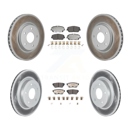 [Avant et Arrière] Disque et plaquette de frein pour Nissan Rogue KGF-103192