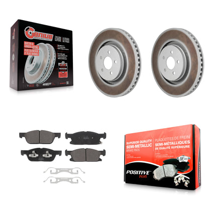 [Avant] Disque et plaquette de frein pour Ford Edge 2.7L With Red Painted Calipers KGF-103199
