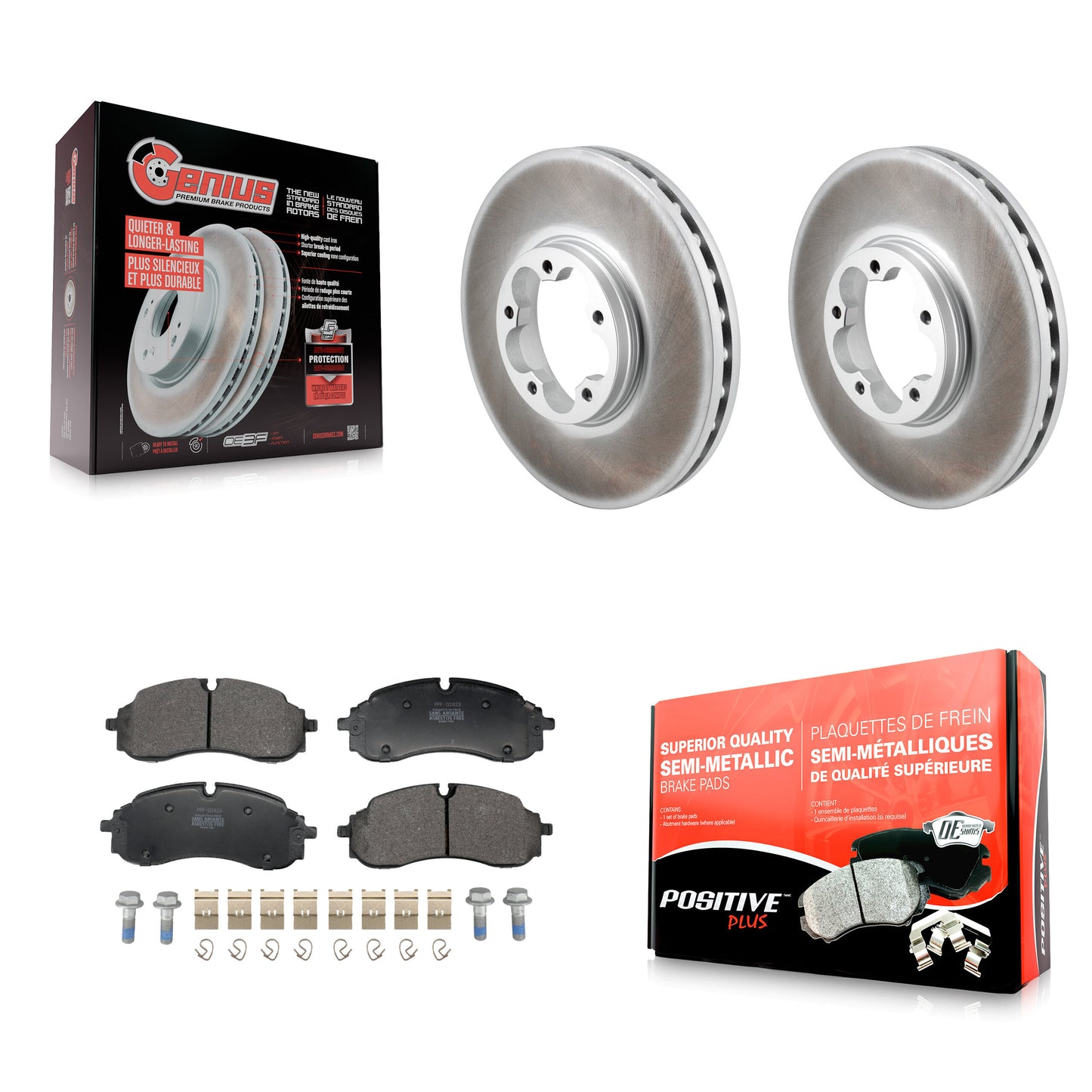 [Avant] Disque et plaquette de frein pour Ford Transit-250 Transit-350 E-Transit KGF-103232