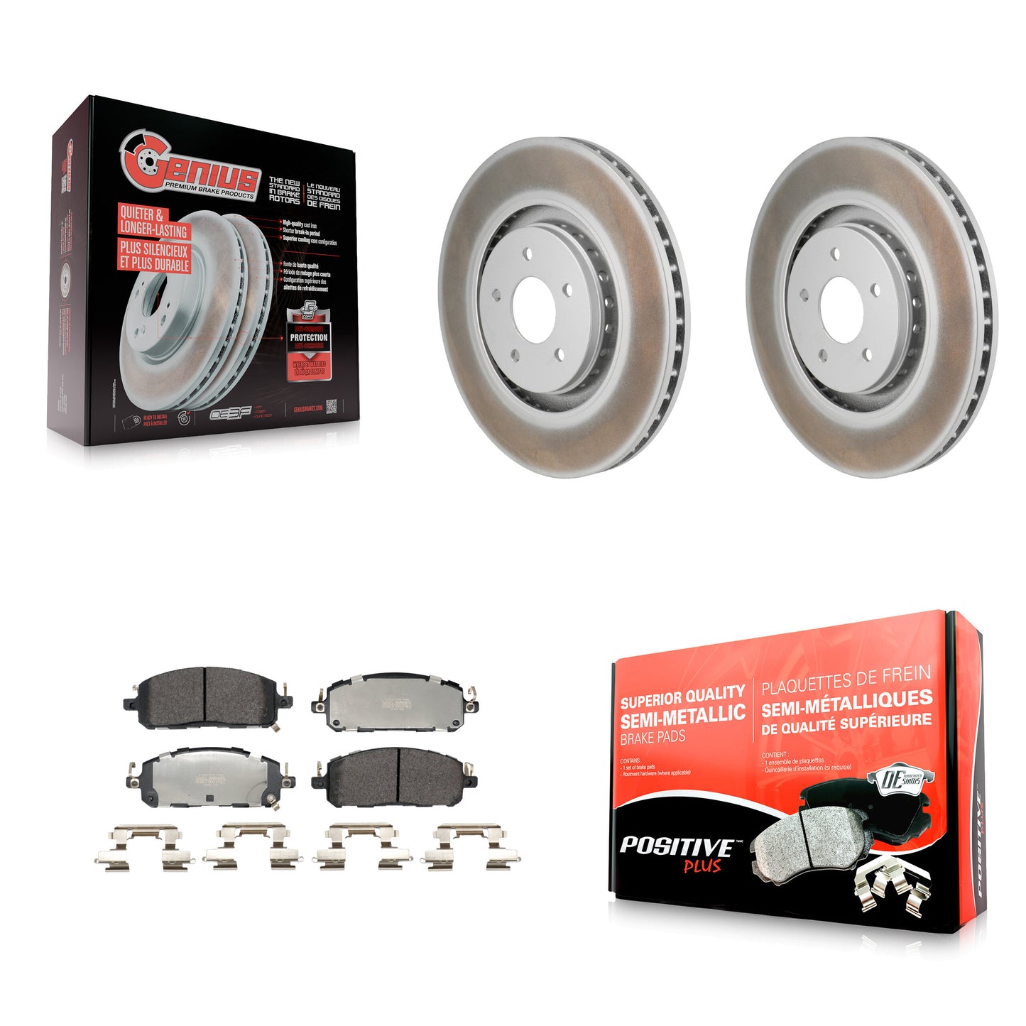 [Avant] Disque et plaquette de frein pour Mitsubishi Outlander Nissan Pathfinder KGF-103235