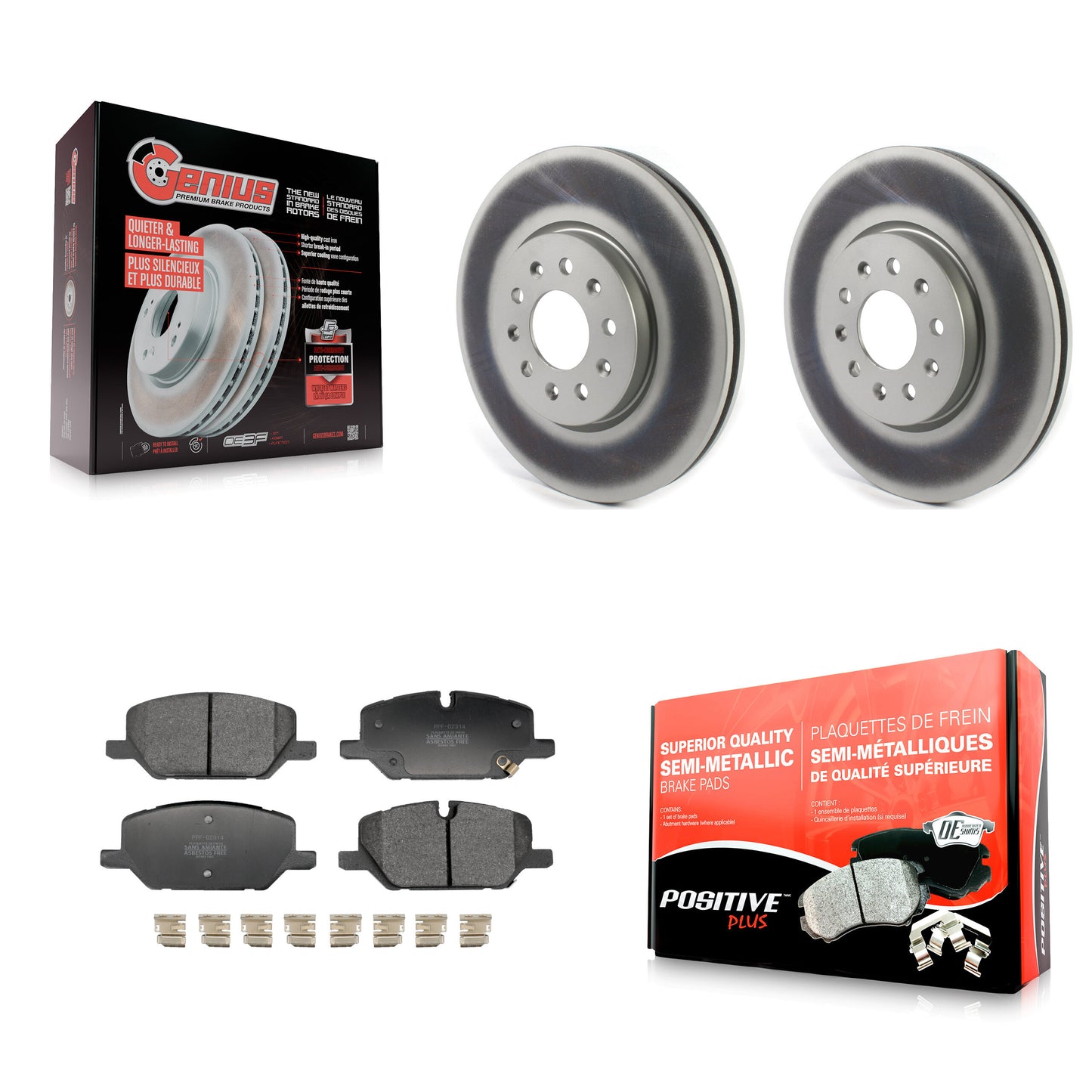 [Avant] Disque et plaquette de frein pour Chevrolet Equinox GMC Terrain KGF-103240