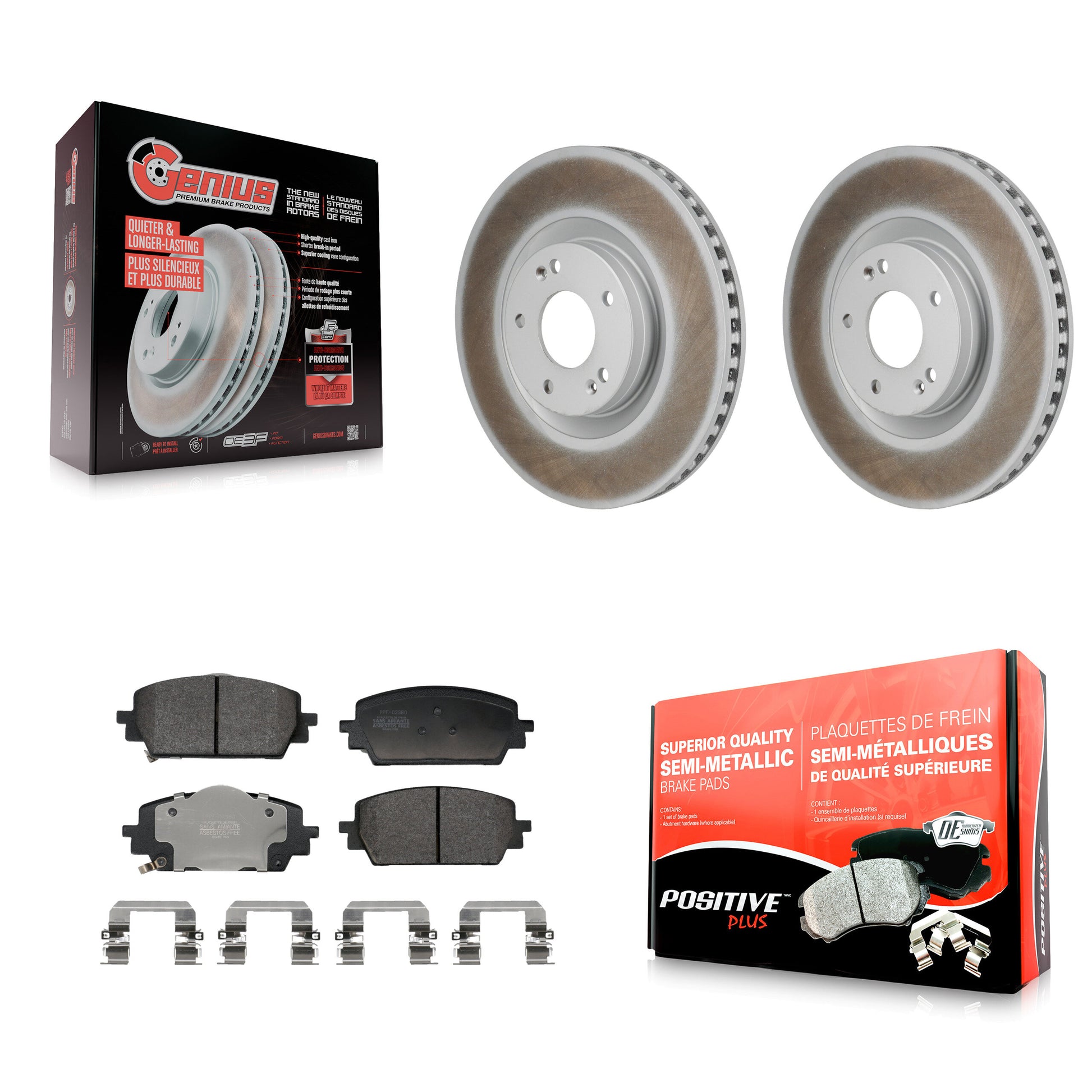 [Avant] Disque et plaquette de frein pour Hyundai Santa Fe Kia Sorento Cruz KGF-103262