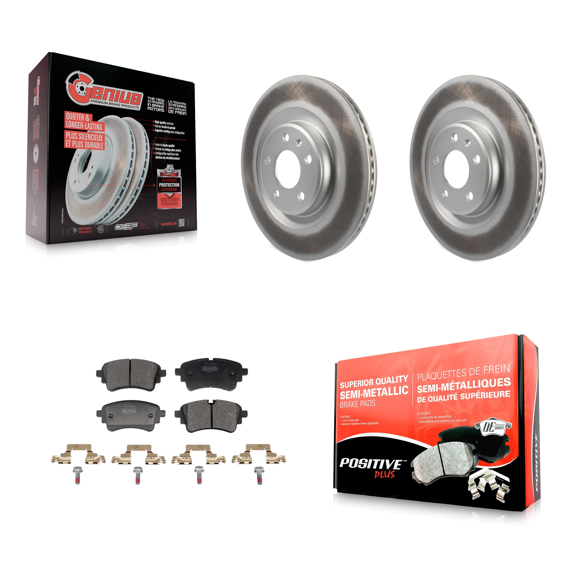 [Arrière] Disque et plaquette de frein pour Audi Q5 Sportback A5 A4 Quattro S5 SQ5 S4 KGF-103266