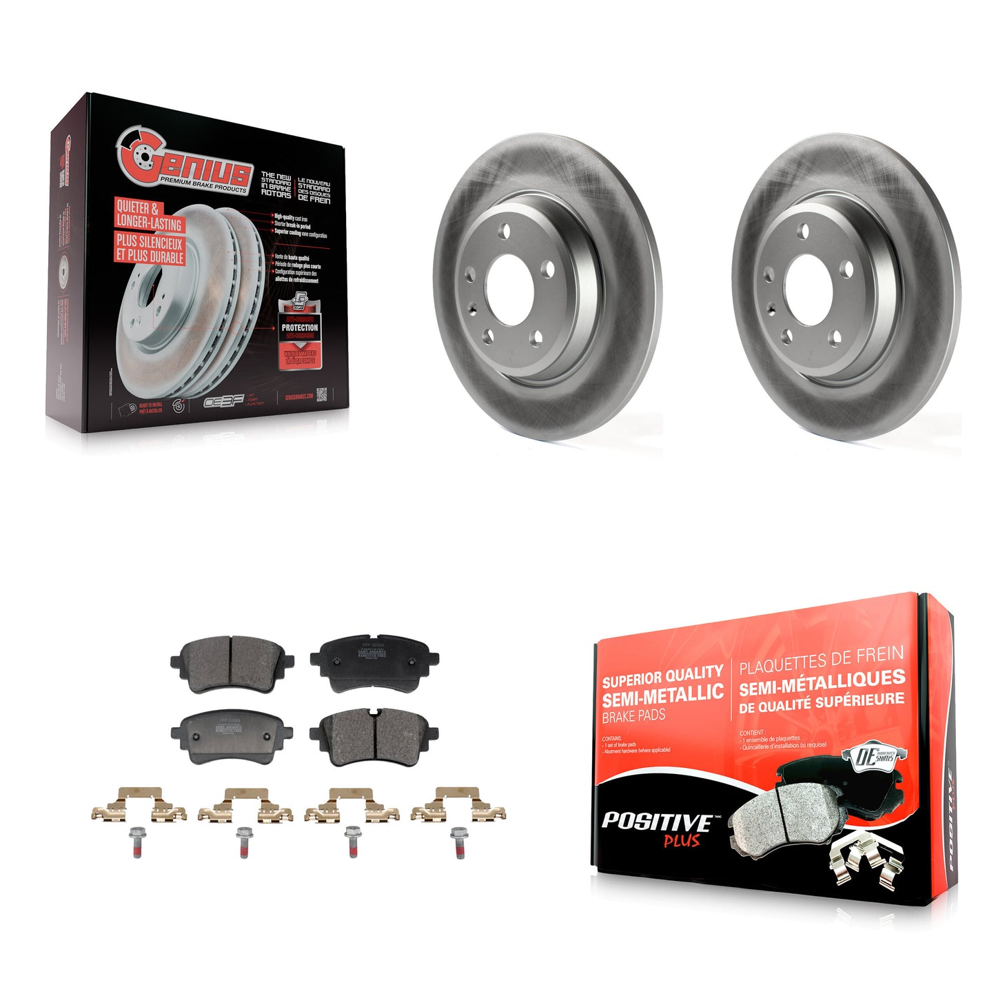 [Arrière] Disque et plaquette de frein pour Audi A4 Quattro A5 Sportback KGF-103267