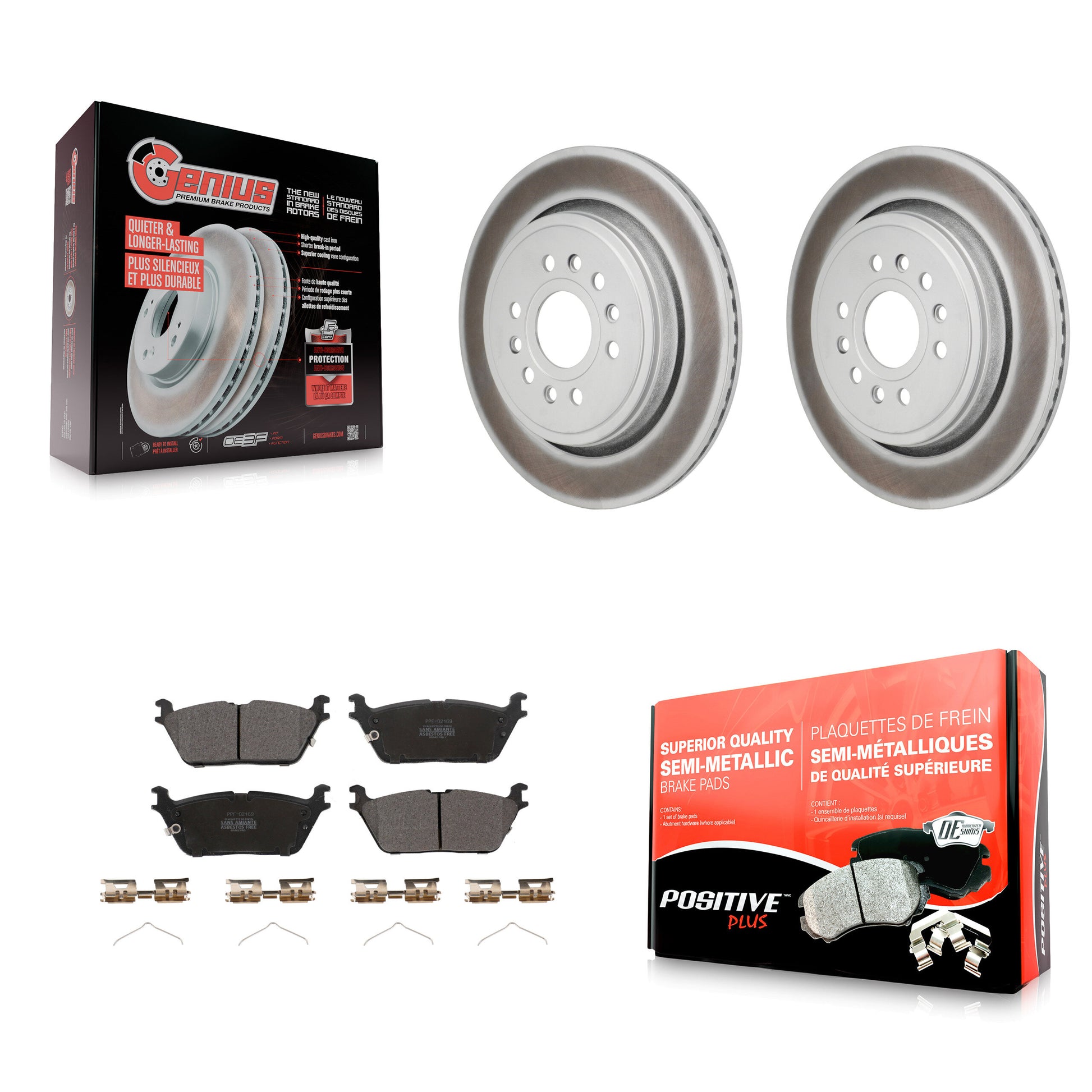 [Arrière] Disque et plaquette de frein pour Ram 1500 Jeep Wagoneer Grand L KGF-103271