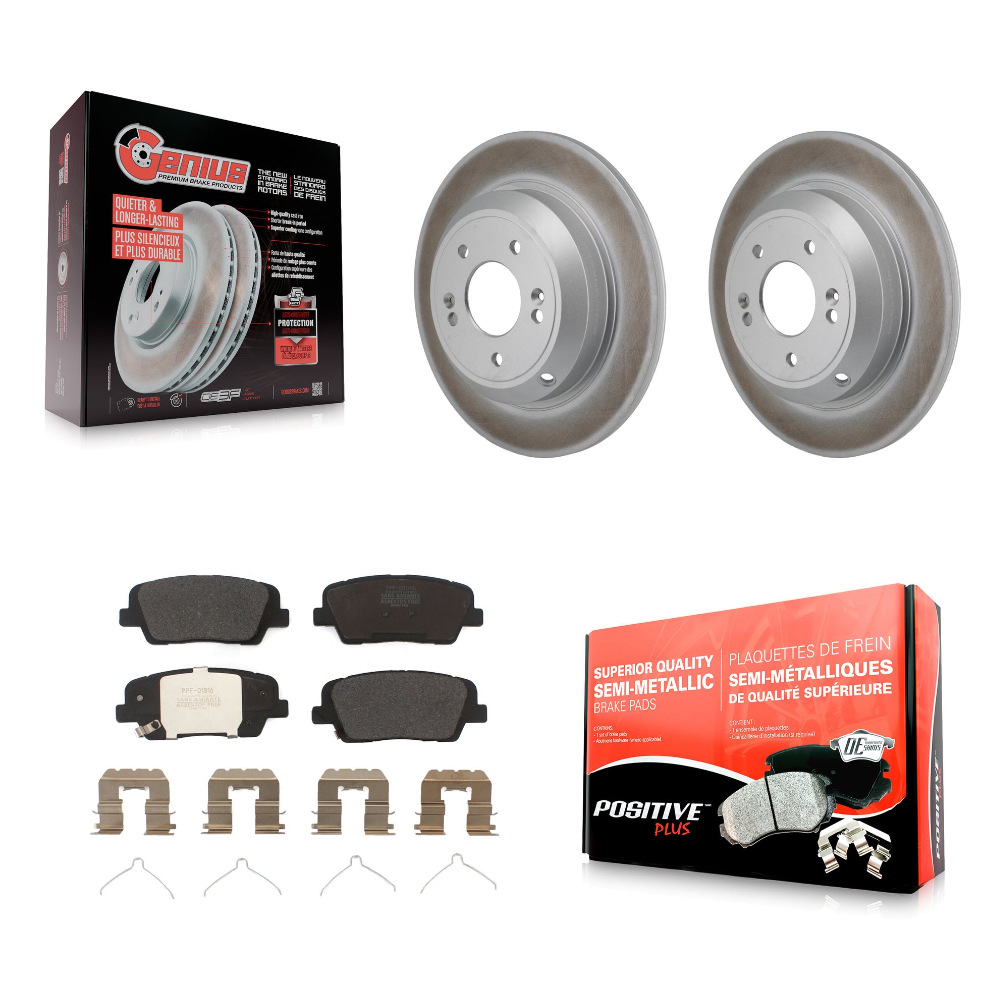 [Arrière] Disque et plaquette de frein pour Genesis G70 Kia Stinger KGF-103274
