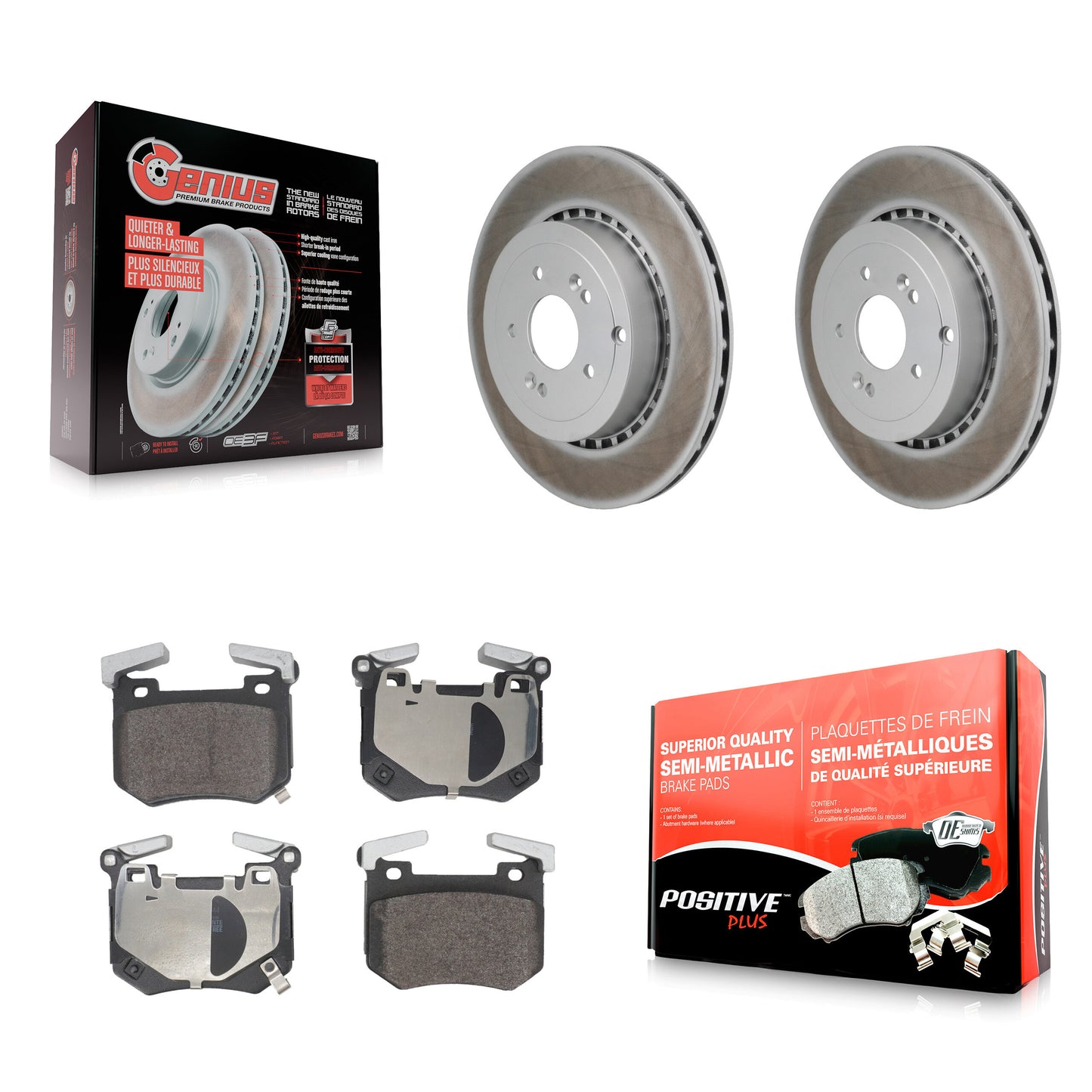 [Arrière] Disque et plaquette de frein pour Genesis G70 Kia Stinger KGF-103275