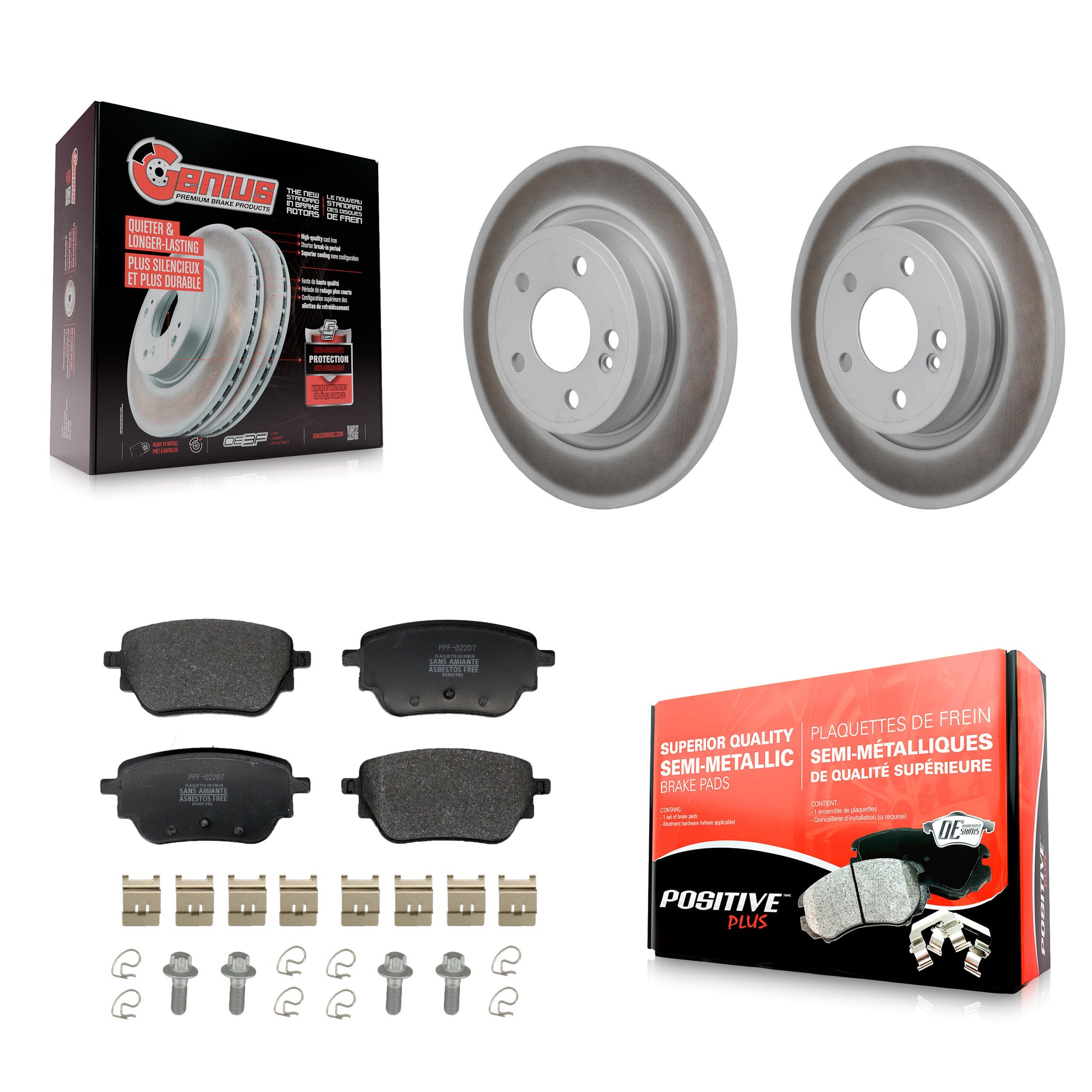 [Arrière] Disque et plaquette de frein pour Mercedes-Benz A220 CLA250 KGF-103299