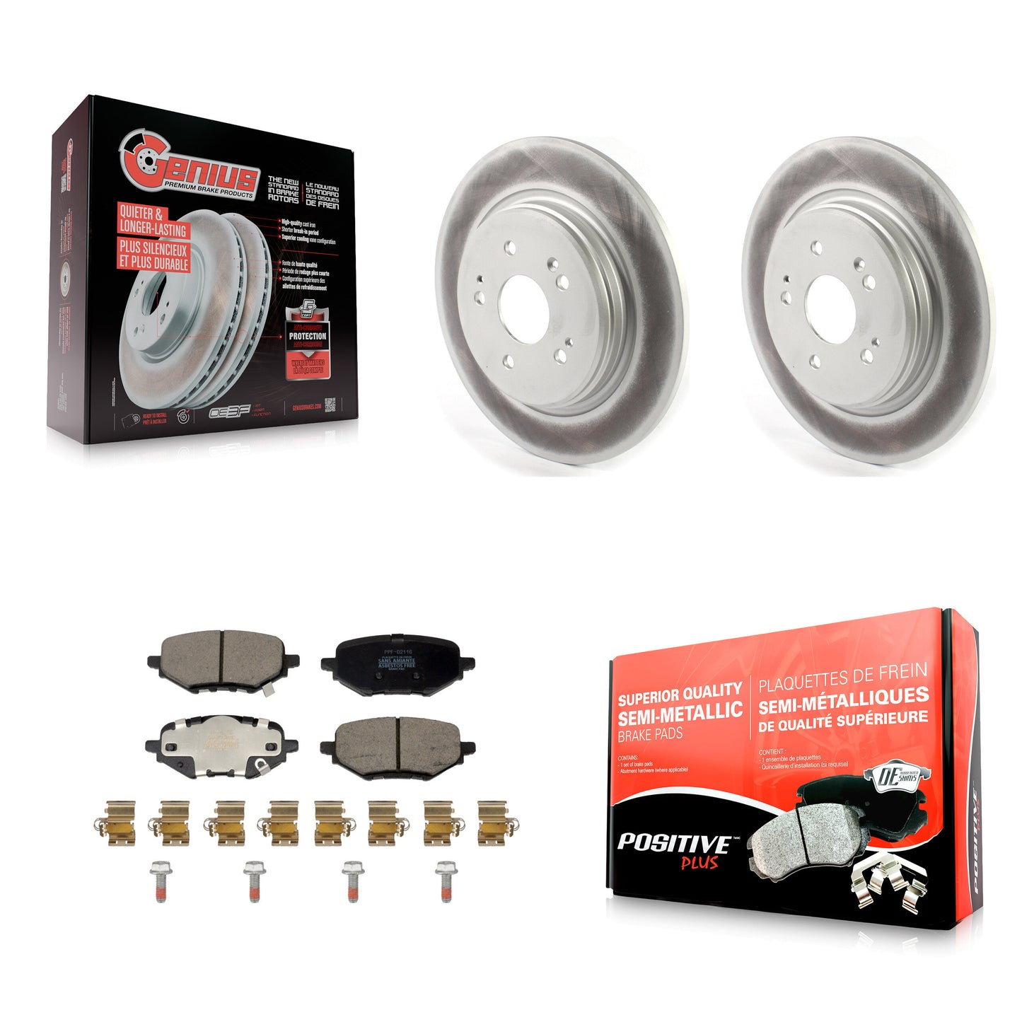 [Arrière] Disque et plaquette de frein pour Honda HR-V Clarity KGF-103305