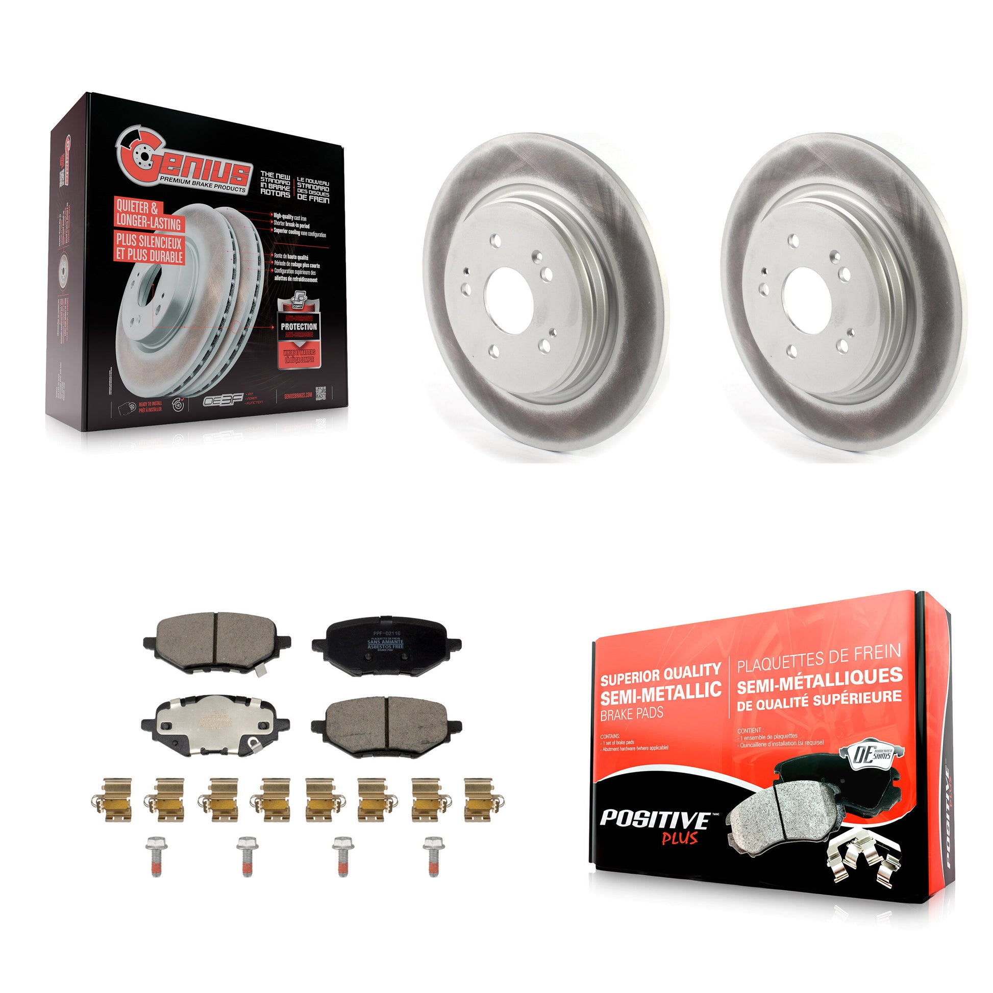 [Arrière] Disque et plaquette de frein pour Honda HR-V Clarity KGF-103305