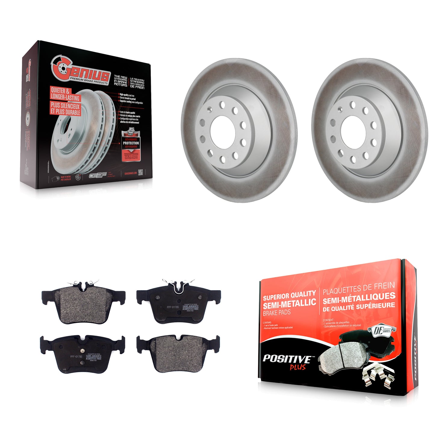 [Arrière] Disque et plaquette de frein pour Mercedes-Benz C300 Without Sport Package KGF-103311