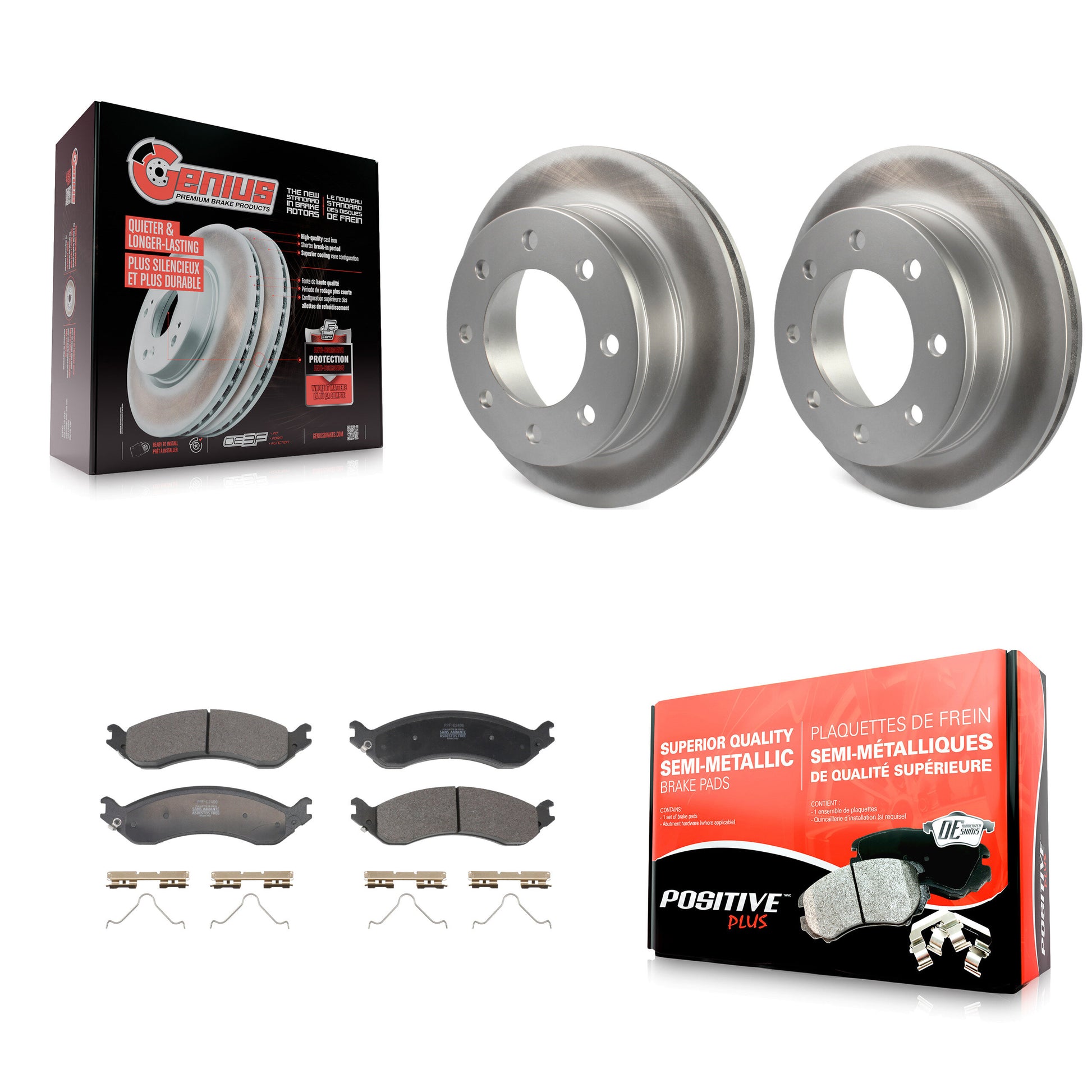 [Arrière] Disque et plaquette de frein pour GMC Chevrolet Savana 2500 Express 3500 KGF-103316