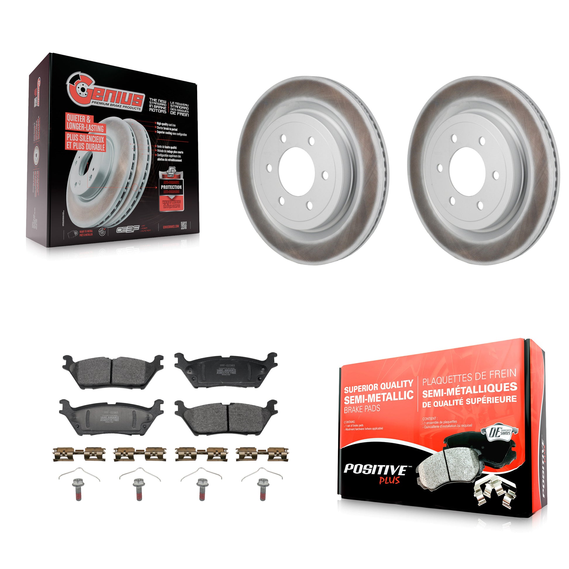 [Arrière] Disque et plaquette de frein pour Ford F-150 Lightning KGF-103319