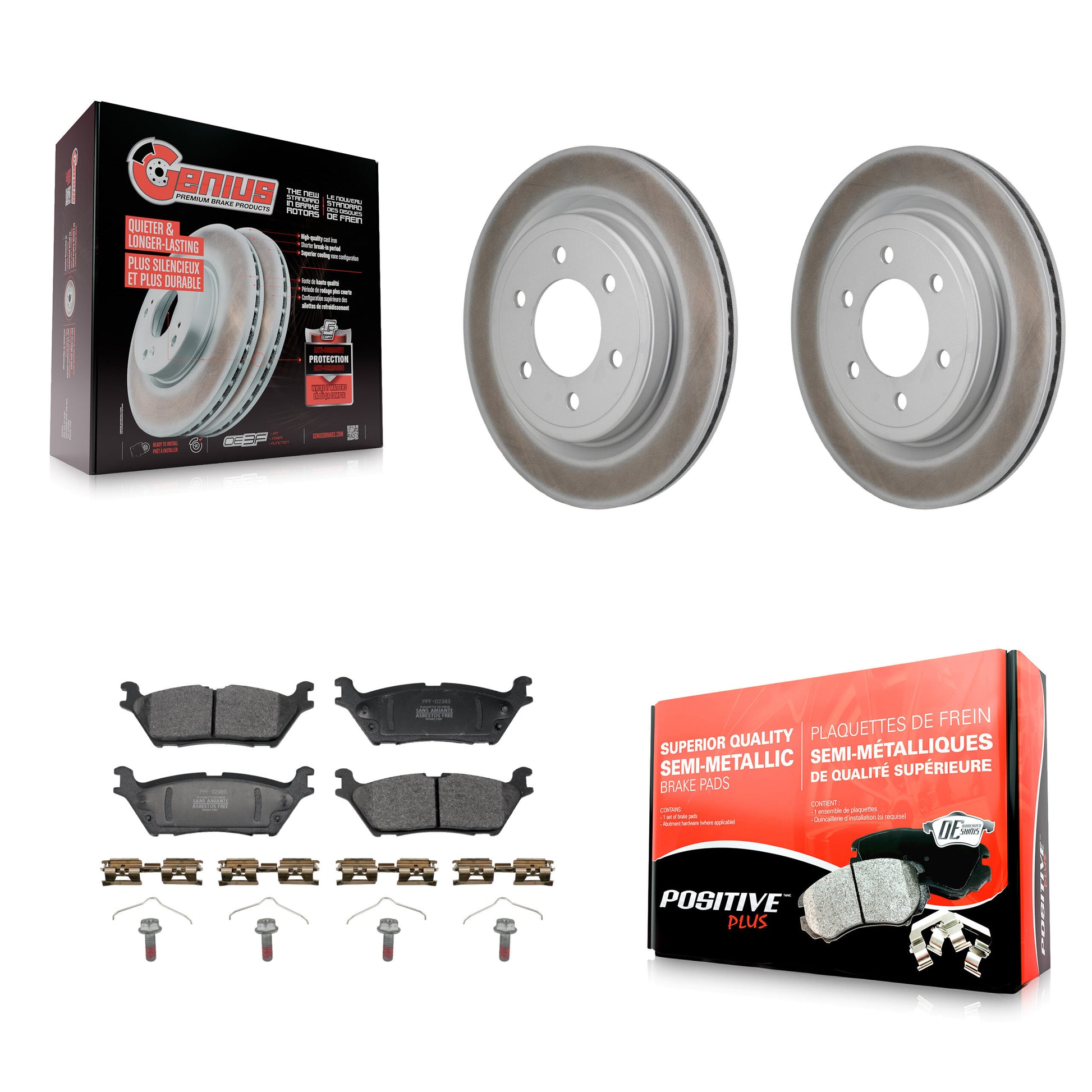 [Arrière] Disque et plaquette de frein pour Ford F-150 Lightning Expedition Lincoln KGF-103320