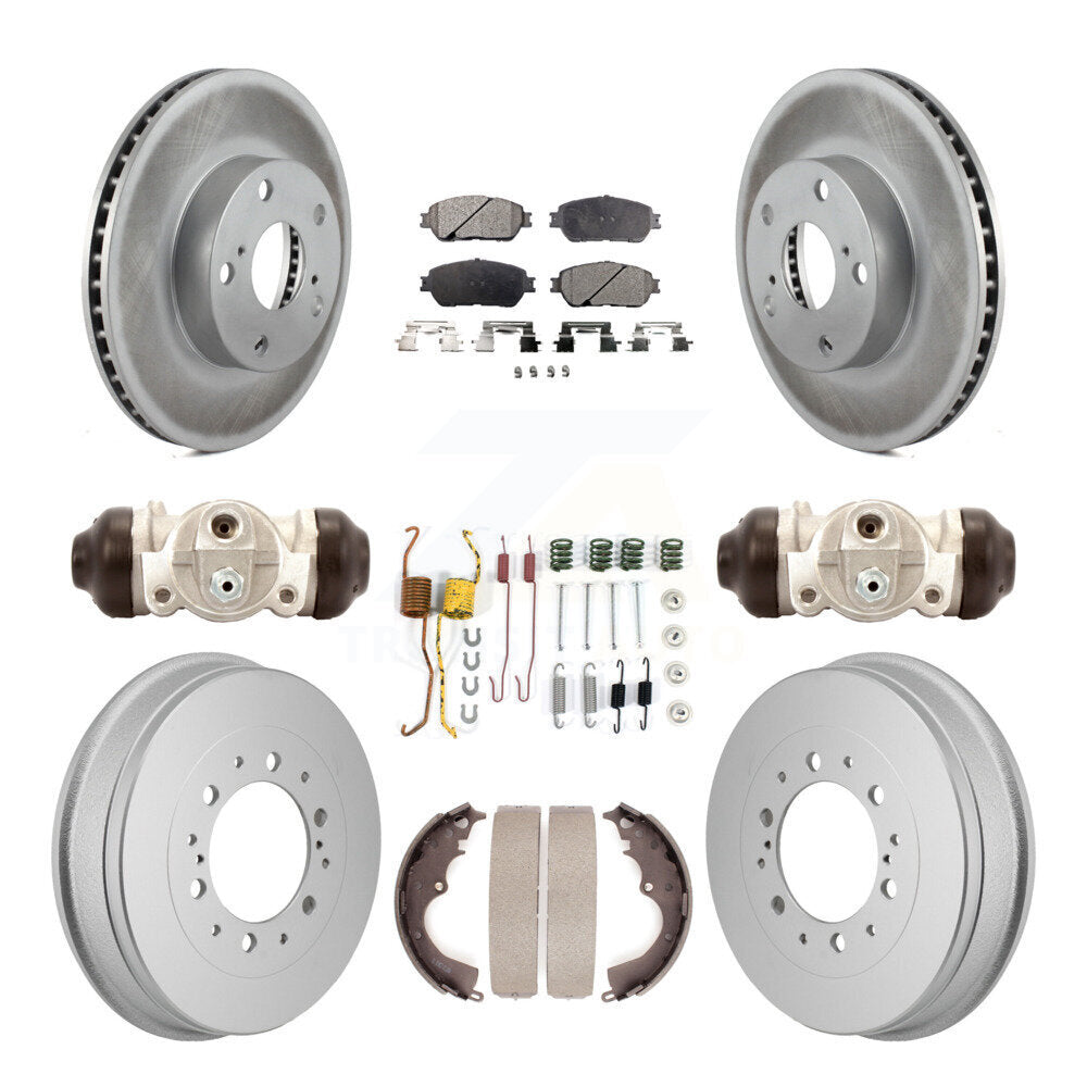 [Avant et Arrière] Disque et plaquette de frein pour 2015 Toyota Tacoma 4WD KGF-103355