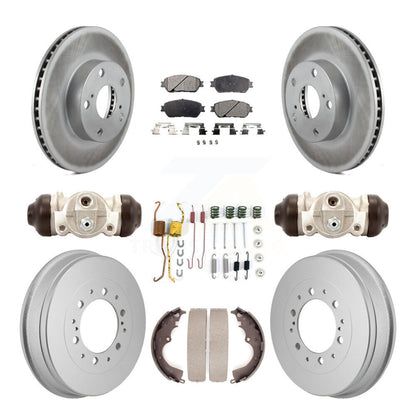 [Avant et Arrière] Disque et plaquette de frein pour 2015 Toyota Tacoma 4WD KGF-103355