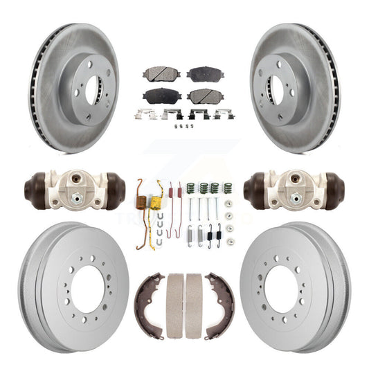 [Avant et Arrière] Disque et plaquette de frein pour 2015 Toyota Tacoma 4WD KGF-103355
