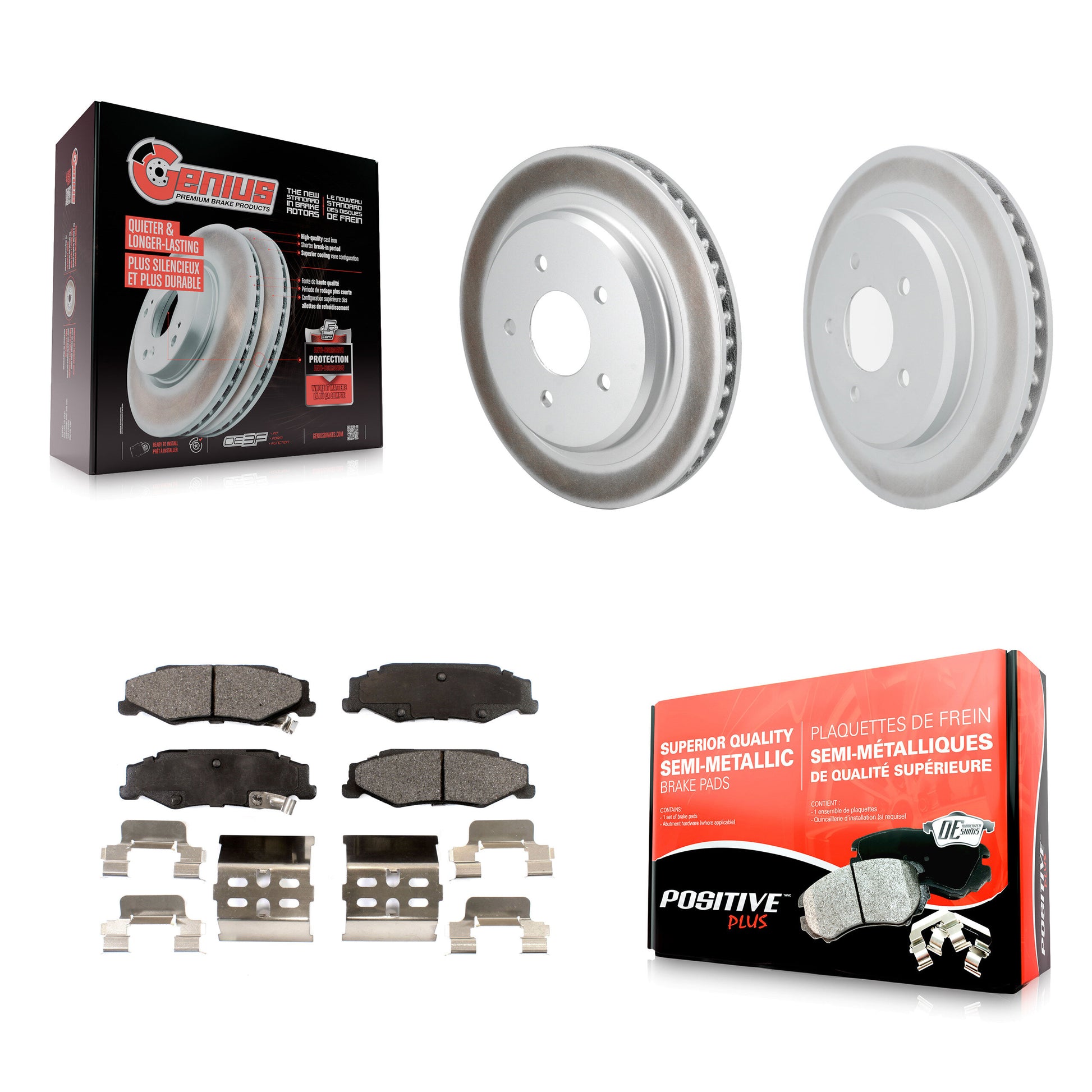 [Arrière] Disque et plaquette de frein pour 1997-2004 Chevrolet Corvette KGF-104030
