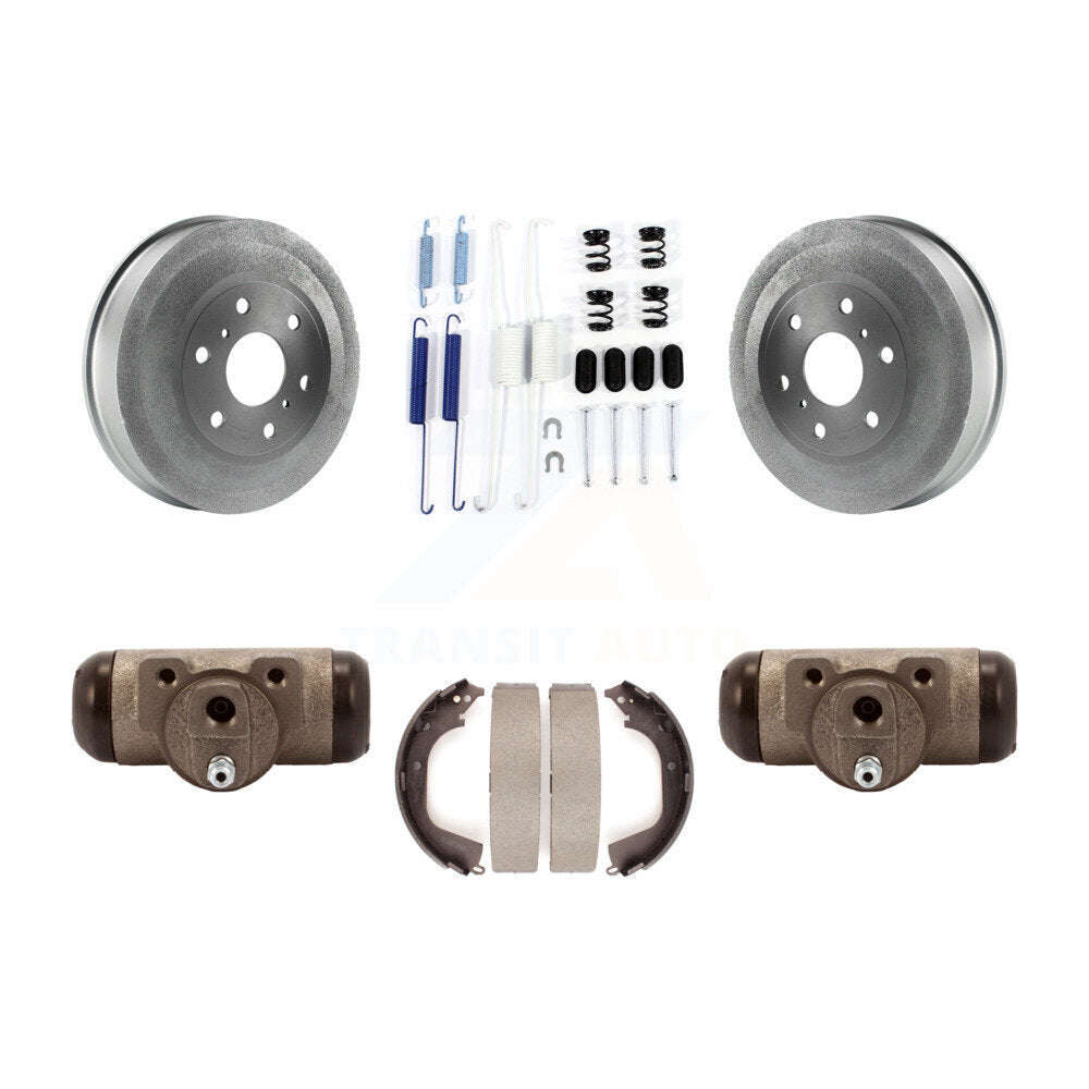[Arrière] Kit de Tambour de frein pour 2010-2013 Chevrolet Silverado 1500 GMC Sierra avec 7000 Lb GVW KGN-100117