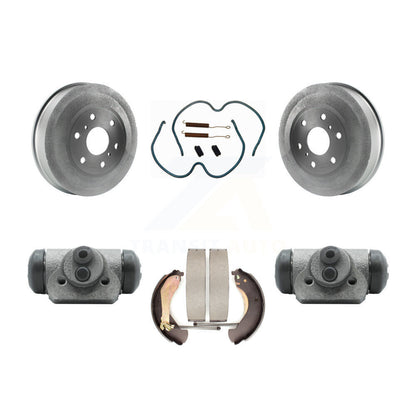 [Arrière] Kit de Tambour de frein pour 2009 Chevrolet Silverado 1500 GMC Sierra avec 6400 Lb GVW Except Vehicles Using Hold Down Pins KGN-100156