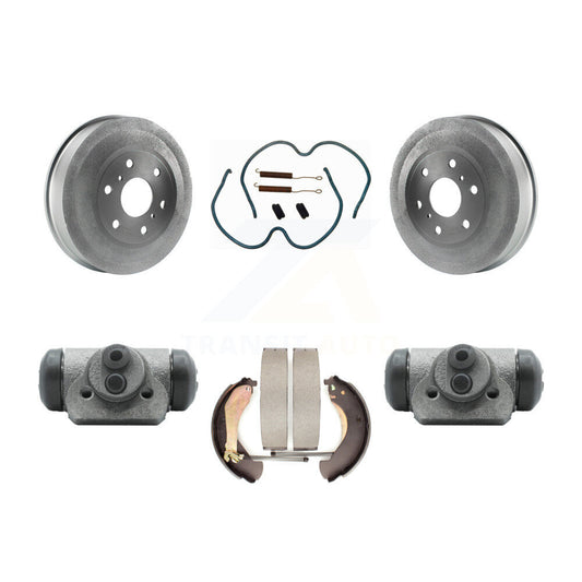 [Arrière] Kit de Tambour de frein pour 2009 Chevrolet Silverado 1500 GMC Sierra avec 6400 Lb GVW Except Vehicles Using Hold Down Pins KGN-100156