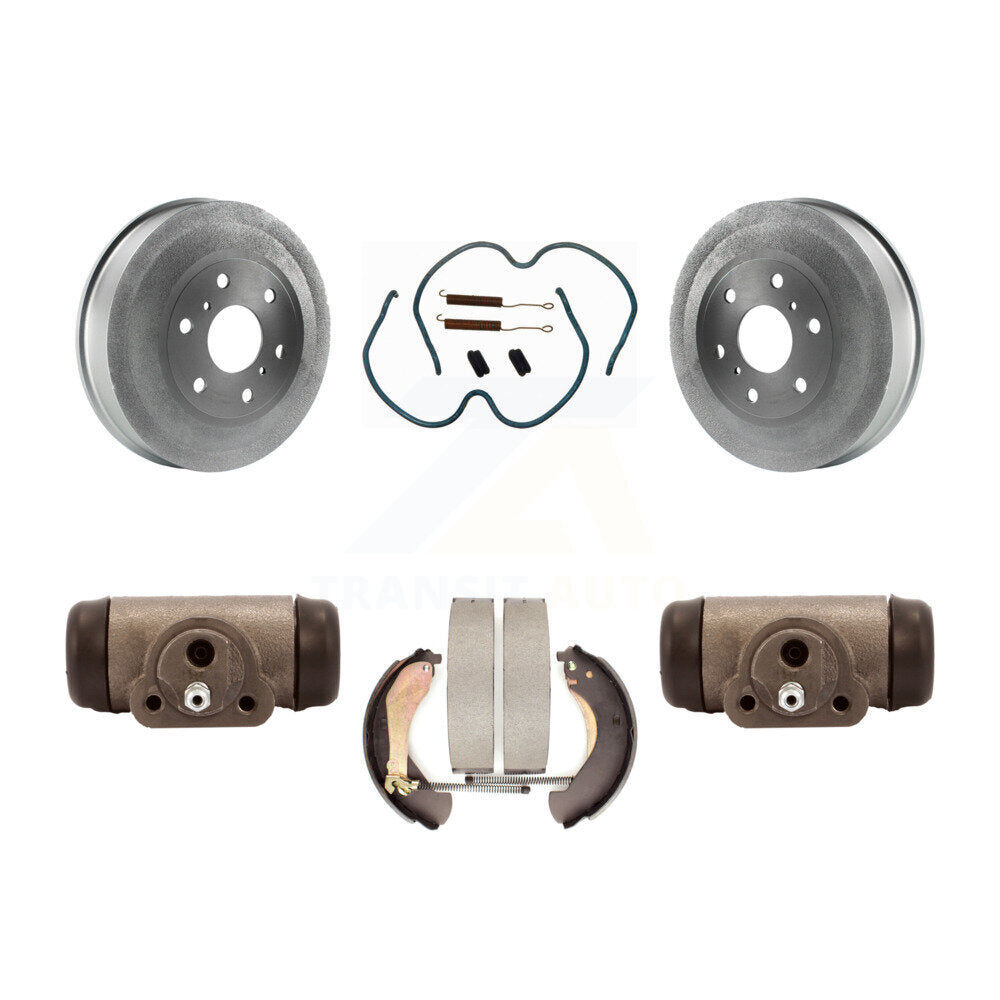 [Arrière] Kit de Tambour de frein pour 2009 Chevrolet Silverado 1500 GMC Sierra avec 7000 Lb GVW Except Vehicles Using Hold Down Pins KGN-100158