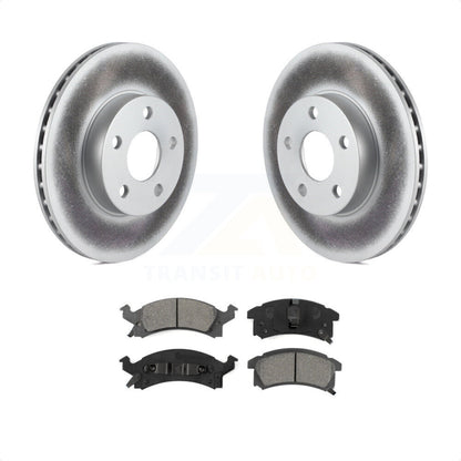 [Avant] Kit de disque (revêtu) et plaquette (semi-métallique) de frein pour Pontiac Sunfire Grand Am Oldsmobile Achieva KGS-100002 par Transit Auto