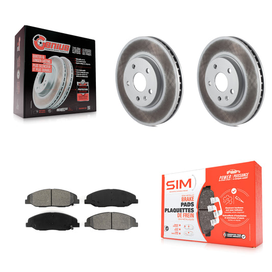 [Avant] Kit de disque (revêtu) et plaquette (semi-métallique) de frein pour Cadillac CTS KGS-100050
