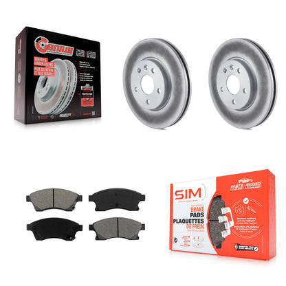 [Avant] Kit de disque (revêtu) et plaquette (semi-métallique) de frein pour Chevrolet Cruze Sonic Limited KGS-100056