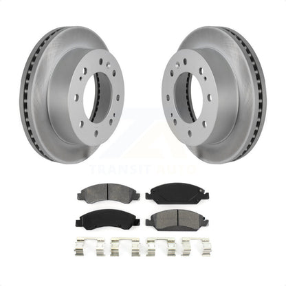 [Avant] Kit de disque (revêtu) et plaquette (semi-métallique) de frein pour Chevrolet Silverado 1500 Suburban KGS-100058 par Transit Auto