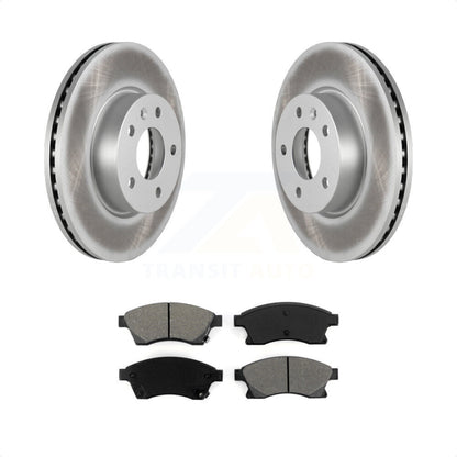 [Avant] Kit de disque (revêtu) et plaquette (semi-métallique) de frein pour Cadillac ATS KGS-100062 par Transit Auto