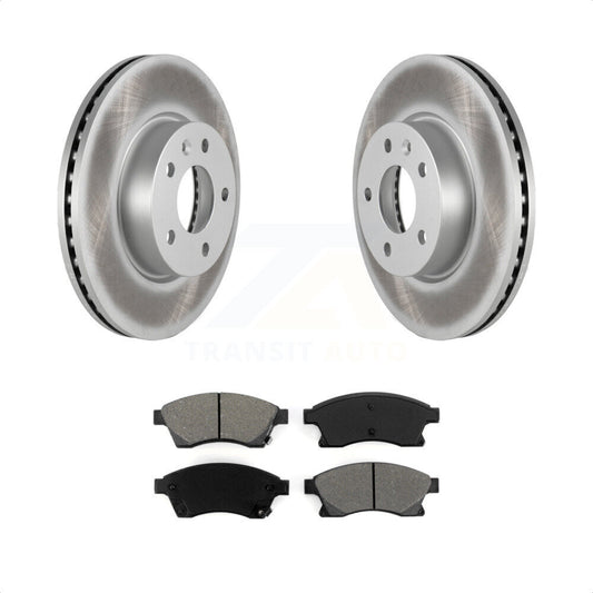 [Avant] Kit de disque (revêtu) et plaquette (semi-métallique) de frein pour Cadillac ATS KGS-100062 par Transit Auto