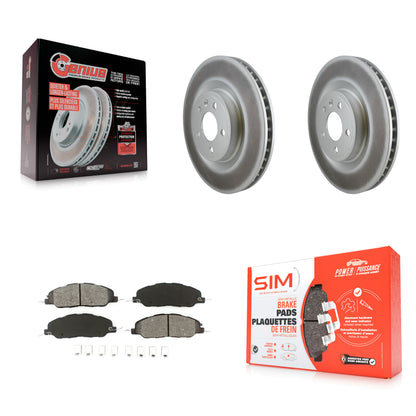 [Avant] Kit de disque (revêtu) et plaquette (semi-métallique) de frein pour Ford Mustang KGS-100118