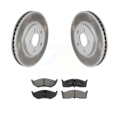 [Avant] Kit de disque (revêtu) et plaquette (semi-métallique) de frein pour Neon Dodge Plymouth Chrysler SX 2.0 KGS-100134 par Transit Auto
