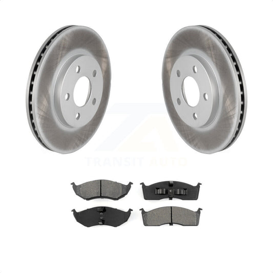 [Avant] Kit de disque (revêtu) et plaquette (semi-métallique) de frein pour Neon Dodge Plymouth Chrysler SX 2.0 KGS-100134 par Transit Auto