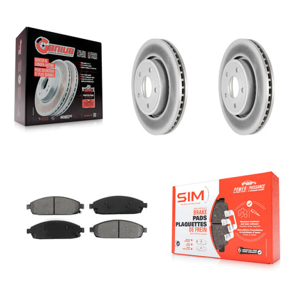 [Avant] Kit de disque (revêtu) et plaquette (semi-métallique) de frein pour Jeep Grand Cherokee Commander KGS-100154