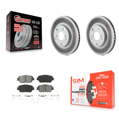 [Avant] Kit de disque (revêtu) et plaquette (semi-métallique) de frein pour Toyota Camry KGS-100186