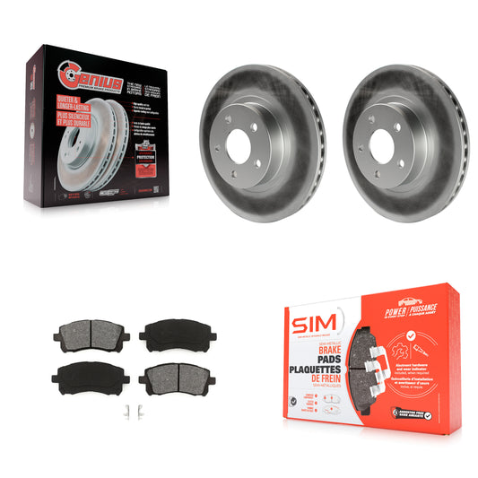 [Avant] Kit de disque (revêtu) et plaquette (semi-métallique) de frein pour Subaru Legacy Forester Outback Impreza KGS-100199