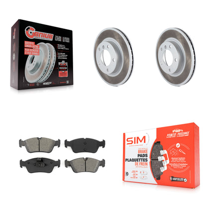 [Avant] Kit de disque (revêtu) et plaquette (semi-métallique) de frein pour BMW Z3 Z4 323i 323Ci 328i 318i 323is 328is 318is 320i KGS-100216