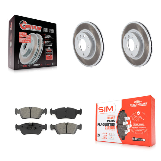 [Avant] Kit de disque (revêtu) et plaquette (semi-métallique) de frein pour BMW Z3 Z4 323i 323Ci 328i 318i 323is 328is 318is 320i KGS-100216