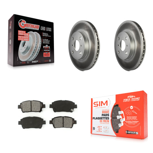 [Avant] Kit de disque (revêtu) et plaquette (semi-métallique) de frein pour Toyota Echo MR2 Spyder KGS-100236