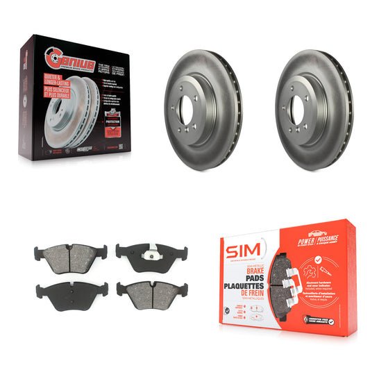 [Avant] Kit de disque (revêtu) et plaquette (semi-métallique) de frein pour BMW 330Ci 330i Z4 330xi KGS-100271