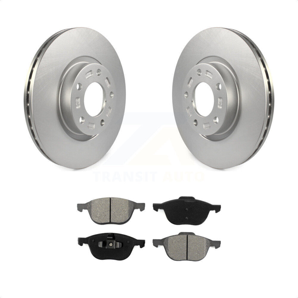 [Avant] Kit de disque (revêtu) et plaquette (semi-métallique) de frein pour Mazda 3 5 Sport KGS-100299 par Transit Auto