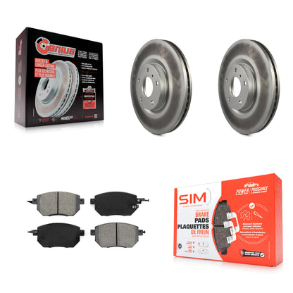 [Avant] Kit de disque (revêtu) et plaquette (semi-métallique) de frein pour Nissan Murano Altima Maxima KGS-100305