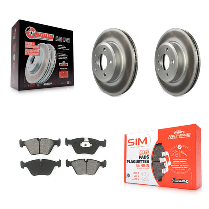[Avant] Kit de disque (revêtu) et plaquette (semi-métallique) de frein pour 2004-2010 BMW X3 KGS-100335