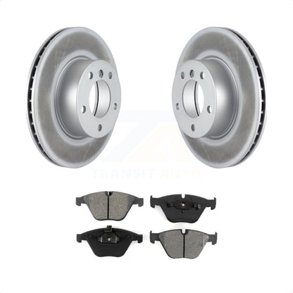 [Avant] Kit de disque (revêtu) et plaquette (semi-métallique) de frein pour 2007 BMW 323i avec 312mm Diameter Rotor KGS-100362 par Transit Auto