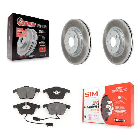 [Avant] Kit de disque (revêtu) et plaquette (semi-métallique) de frein pour Mazda 3 KGS-100384