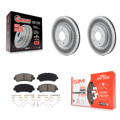 [Avant] Kit de disque (revêtu) et plaquette (semi-métallique) de frein pour Nissan Rogue Select KGS-100400
