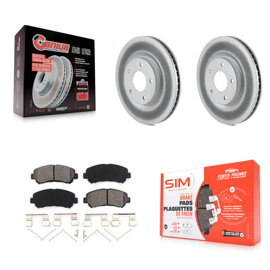 [Avant] Kit de disque (revêtu) et plaquette (semi-métallique) de frein pour Nissan Rogue Select KGS-100400